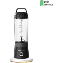 Tr Blender Kişisel Taşınabilir Kablosuz Mikser ve Smoothie Makinesi, Güçlü, Şarj Edilebilir,