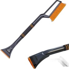 Tr ST-3911 Uzatılabilir Araç Camı Için Kar Fırçası ve Buz Kazıyıcı, Sıyah