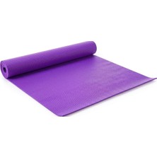 Tr Nk Spor Premium Pvc Yoga ve Pilates Matı 0.6 cm Egzersiz Fitness Matı (Mor/kırmızı Renk Seç