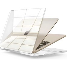 Trendexa MacBook Air 15,3 Uyumlu M5 (A3448) M4 (A3241) M3 (A3114) M2 (A2941) Polikarbonat Sert Koruyucu Kılıf, Süper Şeffaf, 15 Inç 2023-2026