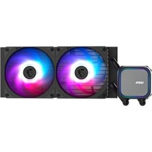 Trendexa Mag Coreliquid A13 240 Aıo Argb Sıvı Işlemci Soğutucu, 240 mm Radyatör, Lga 1851, Çift 120 mm Argb Pwm Fan, Siyah