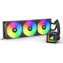 Trendexa Sıvı Soğutma Fanı Amd/ıntel Argb S100 Argb Black