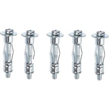 Trendexa Çelik Alçıpan Boşluk Dübel Frt Tuğla Duvar Bims Paraşüt Dübeli 6X52 Metal 5 Adet