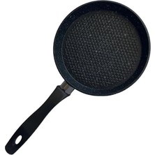 Trendexa Mini Granit Sos Tavası, Uzak Doğu Omlet ve Sos Hazırlama Tavası, Yapışmaz ve Dayanıklı Yüzeyli Oval Pişirme Tavası