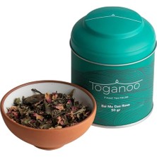 Trendexa Tea Bai Mu Dan Rose Gül Yapraklı Beyaz Çay 50 G