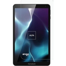 Trendexa Hometech Alfa 10TX Pro 10.1 Inç ile Uyumlu Ekran Koruyucu 9h Temperli Kırılmaz Esnek Nano Cam; Çizilmeye ve Darbeye Dayanıklı Koruma, Hd Şeffaf