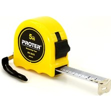 Trendexa Proter Stoplu Çelik Şerit Metre, 5 M x 25 mm