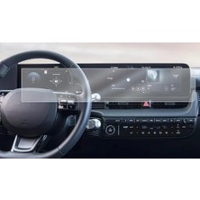Trendexa Hyundai Ioniq 5 ile Uyumlu Mat Multimedya Dijital Kadran Ekran Koruyucu
