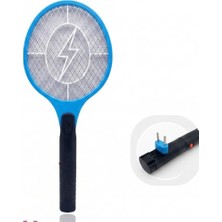 Trendexa Elektrikli Sinek Raketi 50.5 Cm, Mavi | Şarj Edilebilir, 21 cm Kafa Genişliği