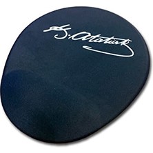 Trendexa LN-1881 Atatürk Imzalı Siyah, Ergonomik, Suya Dayanıklı, Bileklikli Mouse Pad