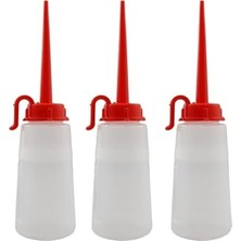 Trendexa 160 ml Yumuşak Şeffaf Plastik Yağdanlık, 3 Adet