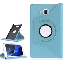 Trendexa Samsung Galaxy Tab 4 T280 T283 T285 Uyumlu Mavi 360 Dönebilen Standlı Kılıf