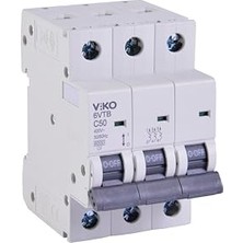 Trendexa 6VTB-3C50 C50AOTOMATIK Sigorta 3X50A C 6ka