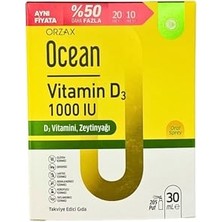 Trendexa Ocean Vitamin D3 1000 Iu Sprey 20 ml + 10 Ml%50 Daha Fazla