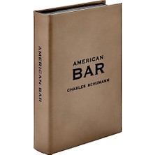 Trendexa The American Bar; The Artistry Of Mixing Drinks Hardcover, Bartending Tips And Mixology Recipes, Handbound Bonded Leather, Made In The Usa