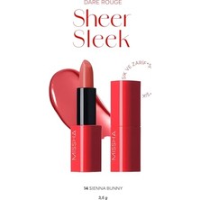 Trendexa Dare Rouge Sheer Sleek 14 Sienna Bunny – Yoğun Pigmentli, Besleyici Nemli Bitişli Ruj