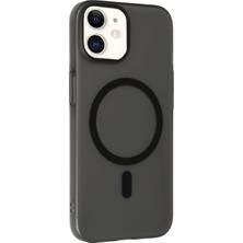 Bezos Joko Apple iPhone 12 Uyumlu Tuna Pc Slim Magsafe Kapak - Siyah