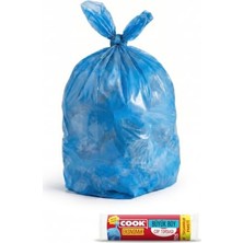 Trendexa Çöp Torbası Büyük Boy 65 x 77 Cm, 20 Yaprak, Mavi