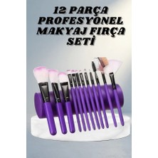 TKÇ Yumuşak Uçlu Makyaj Fırçası Seti 12 Parça Hafif Çanta ile