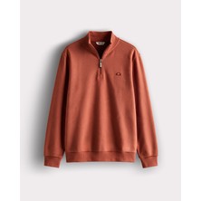 Ellesse Yarım Fermuarlı Erkek Sweatshirt 5WM3580-BR