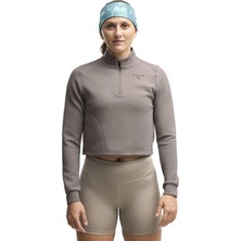P527635 Puma x Hyrox W Cloudspun 1-4 Zıp Kadın Sweatshirt Bej
