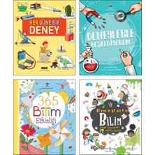 Tübitak Yayınları Her Güne Bir Deney + Deneylerle Keşfediyorum Sevda Seçer Esmer + 365 Bilim Etkinliği + Deneylerle Bilim Evde Yapılabilen 19 Müthiş Deney /4lü Çocuklar Için Bilim Deney Aktivite Stem Kitapları