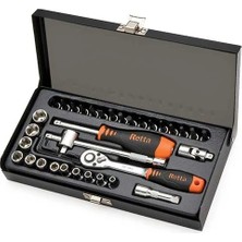 Retta RLT4002 1/4 40 Parça 6 Köşe Lokma Takımı