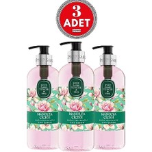 Trendexa Doğal Zeytinyağlı Sıvı Sabun Manolya Çiçeği 500 ml x 3 Adet