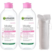 Trendexa Skin Naturals Micellar Kusursuz Makyaj Temizleme Suyu (400 Ml) X2 & Makyaj Pamuk Hediyeli