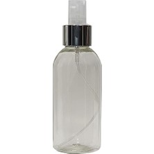 Trendexa 150 ml Boş Şeffaf Pet Sprey Şişesi, Gümüş Valfli 10 Adet