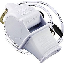 Trendexa FOX40 Sonik Cmg Safety Neon Gelb Trillerpfeife+ Break-Away Sicherheits-Pfeifenschnur Gelb