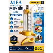 Trendexa Tnyvet Mika Enjektör 50 Ml/büyük Enjektör/iğne Hediyeli