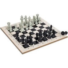 Trendexa Ahşap Zeminli Satranç Takımı, 33 Cm, 1258963145930