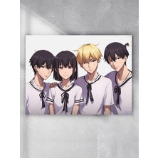 Trendexa PSTER681 Arkadaş Grubu Manga Anime Dekoratif Duvar Posteri 30 x 40