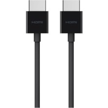 Trendexa AV10168BT2M-BLK HDMI Kablosu, Amazon Fire Tv ve HDMI Özellikli Cihazlarla Uyumlu, 4 K, 2,4 M, Siyah, 6.6 Feet