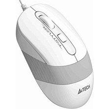 Trendexa FM10 Optik 1600 Dpı, 4 Buton, Çözünürlük Ayarlamalı Beyaz Mouse A4