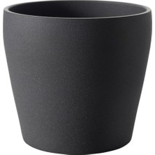 Trendexa Toprak Saksı, Koyu Gri, 24 cm