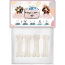 Trendexa Köpekler Için Beyaz Pres Kemik Ödülü, 7 Cm, 4'lü Paket