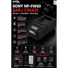 Trendexa Sony NP-FW50 Uyumlu Hızlı Şarj Cihazı