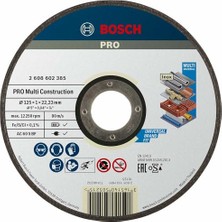 Trendexa 125*1,0 mm Çoklu Malzemelerde Kullanım Için Düz Kesme Diski, Taş