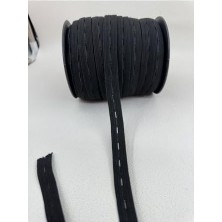 Trendexa 1.5 cm Ilikli Lastik-Siyah-5 mt