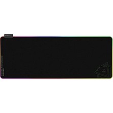 Trendexa Swiftpad-Xl; LED Genişletilmiş Oyun Fare Altlığı, Optimum Izleme Mikro Dokuma Kumaş Fare Pedi (XL-80X30 Cm) Kaymaz, Dikişli Kenarlı, Su Geçirmez Yüzey, 13 Rgb Modu