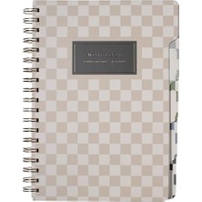 Trendexa Büyük Sekmeli Defter, Nötr Kontroller, Esnek Ciltsiz Kapak, 5 Konu/kalıp Kesim Bölücü, 7.25" x 10", 180 Çizgili Sayfa, Çok Renkli (343PA002FSC)