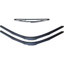 Trendexa Peugeot 307 Sw Makyajsız 2001-2004 ile Uyumlu Ön ve Arka Cam Silecek Takımı