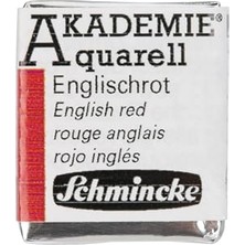 Trendexa Akademie Aquarell 666 English Red Yarım Tablet Sulu Boya