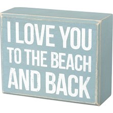 Trendexa I Love You To The Beach And Back Kutu Işareti (27360)