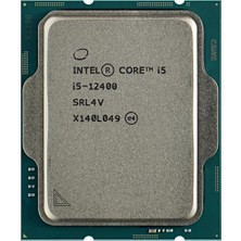 Trendexa Cpu/core I5-12400 Işlemci, 4.40GHZ, LGA1700, Tepsi