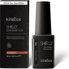 Trendexa Silver Dust Shimmer Top Coat, Yapışkan Katsız, 15 ml