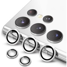 Trendexa Görüntü Kalitesi Bozmayan Kamera Lens Koruyucu Safir (Sapphire) (Gümüş, S25 Ultra)