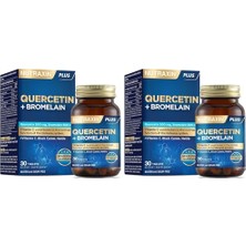 Trendexa Quercetin, Bromelain, C Vitamini, Çörek Otu ve Isırgan Otu Içeren 30 Tablet, 2 Paket